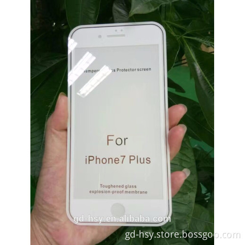 HUYSHE 3D edge to edge full cover Japanese Asahi Glass Screen Protector for Iphone 7 7plus tempered glass for iphone7